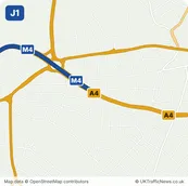 Map of M4 junction 1