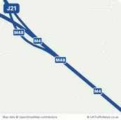 Map of M4 junction 21