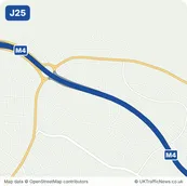 Map of M4 junction 25