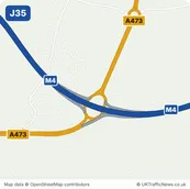 Map of M4 junction 35