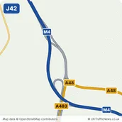 Map of M4 junction 42
