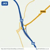 Map of M4 junction 43