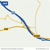 Map of M4 junction 44