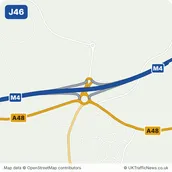 Map of M4 junction 46