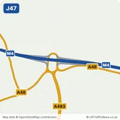 Map of M4 junction 47
